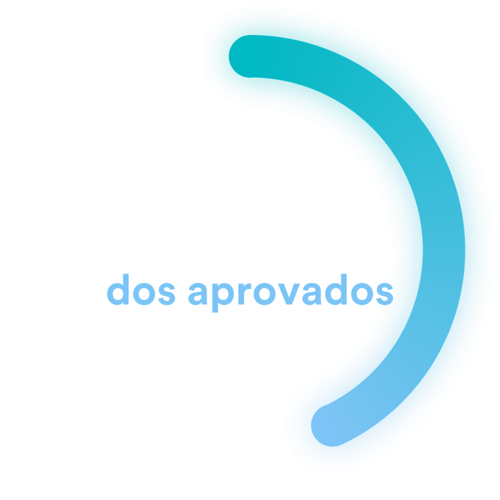 43% dos aprovados eram nossos alunos